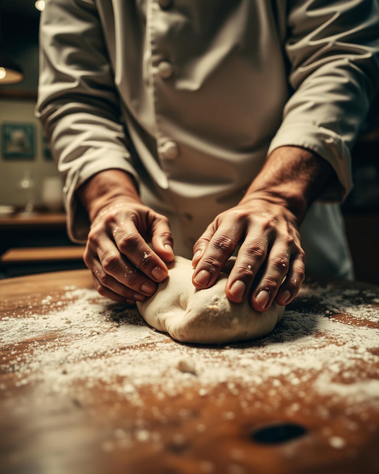Küchenchef bei der Arbeit