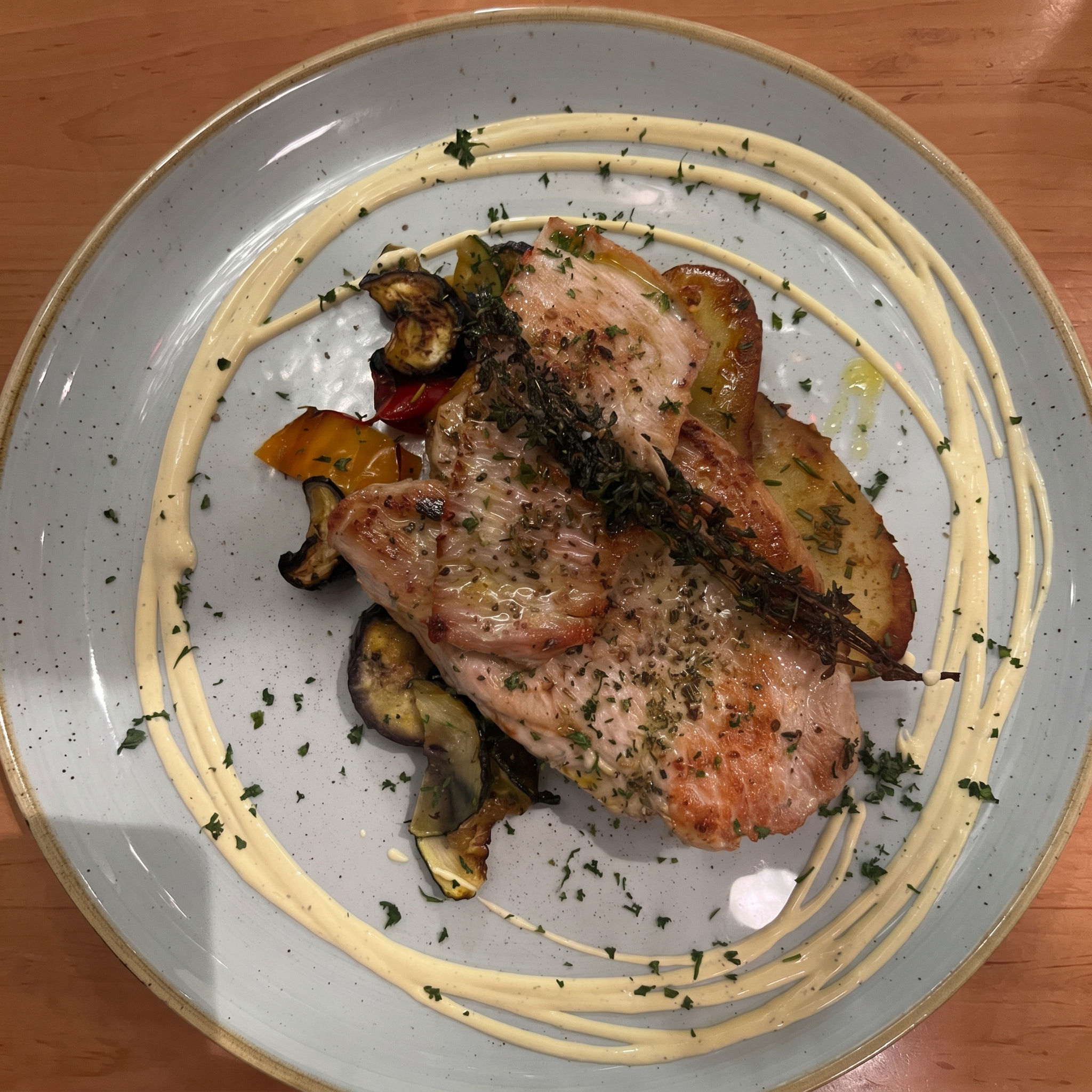 Schweinelende mit Kartoffeln